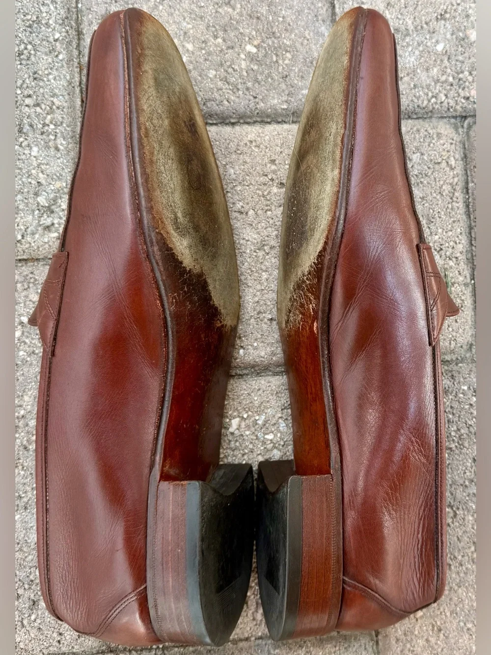 Vintage Bally Continentals Laurence Swiss Made Leather Loafers Mens 10 M